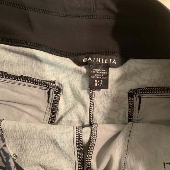 Athleta Trekkie North Jogger Pant Womens Size 8T tall Abstract Print Pull on - Picture 6 of 8